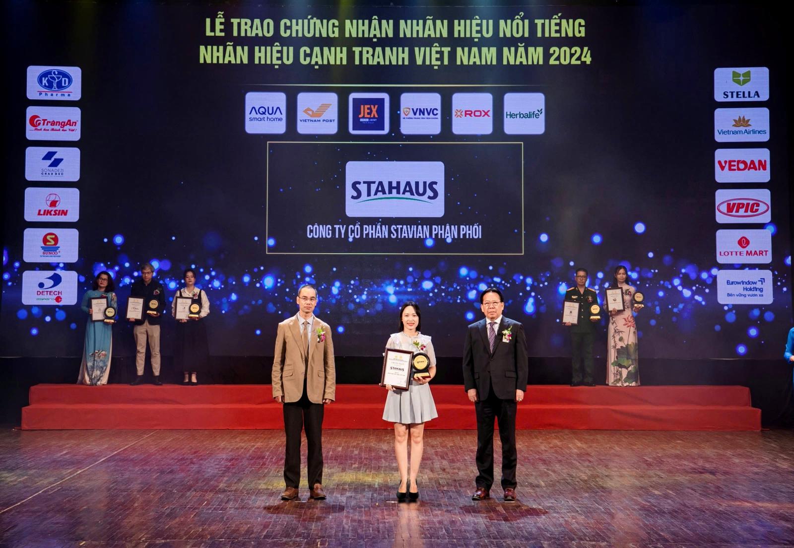 Stahaus được vinh danh trong Top 50 Nhãn hiệu nổi tiếng Việt Nam năm 2024